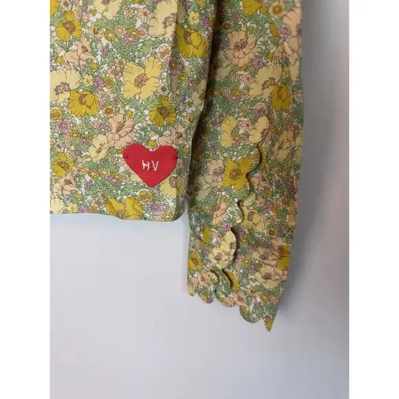 HORROR VACUI APOLLONIA Cotton blouse Floral Sz XS NWT - Picture 5 of 16
